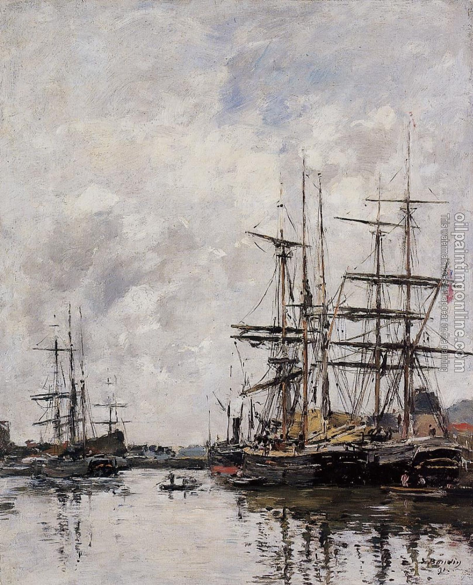 Boudin, Eugene - The Deauville Basin